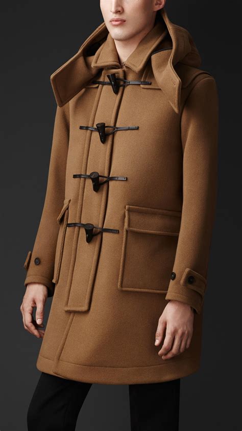 burberry winter coat sale mens|Burberry wool coat men's.